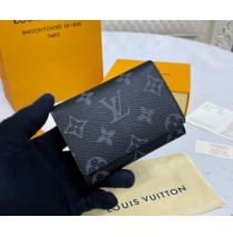 Louis Vuitton Monogram Eclipse Enveloppe Carte de visite M63801-black