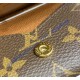 Louis Vuitton Monogram Canvas Enveloppe Carte de visite M63801-brown