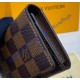 Louis Vuitton Damier Ebene Enveloppe Carte de visite N63338-brown