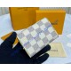 Louis Vuitton Damier Azur Enveloppe Carte de visite N63338-white