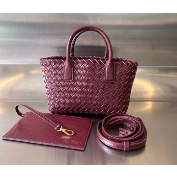 Bottega Veneta Mini Cabat B717712-barolo