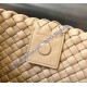 Bottega Veneta Clicker Small Shoulder Bag B730968-oatmeal