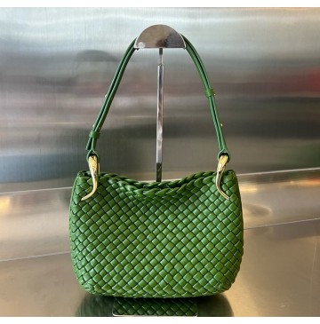 Bottega Veneta Clicker Small Shoulder Bag B730968-avocado