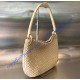 Bottega Veneta Clicker Medium Shoulder Bag B730969-oatmeal