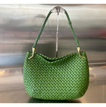 Bottega Veneta Clicker Medium Shoulder Bag B730969-avocado