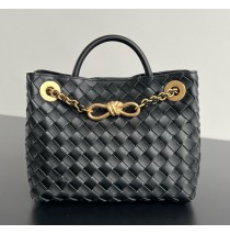 Bottega Veneta Small Andiamo With Chain B786008-black