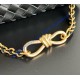 Bottega Veneta Small Andiamo With Chain B786008-black