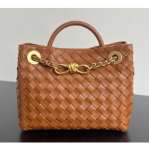 Bottega Veneta Small Andiamo With Chain B786008-caramel