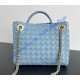 Bottega Veneta Small Andiamo With Chain B786008-ice-blue