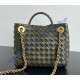 Bottega Veneta Small Andiamo With Chain B786008-mustard