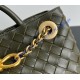 Bottega Veneta Small Andiamo With Chain B786008-mustard