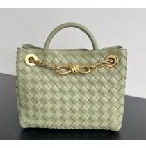 Bottega Veneta Small Andiamo With Chain B786008-travertine