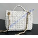 Bottega Veneta Small Andiamo With Chain B786008-white