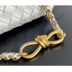 Bottega Veneta Small Andiamo With Chain B786008-white