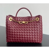 Bottega Veneta Medium Andiamo With Chain B786009-barolo