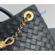 Bottega Veneta Medium Andiamo With Chain B786009-black