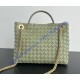 Bottega Veneta Medium Andiamo With Chain B786009-travertine