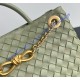 Bottega Veneta Medium Andiamo With Chain B786009-travertine