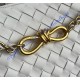 Bottega Veneta Medium Andiamo With Chain B786009-white