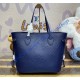 Louis Vuitton Monogram Empreinte Leather Neverfull MM M47143