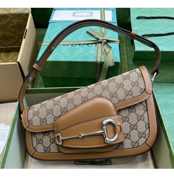 Gucci Horsebit 1955 Small Shoulder Bag GU764155C-tan