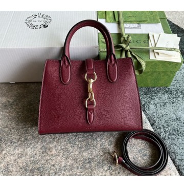 Gucci Small tote bag with hook closure GU795349-wine