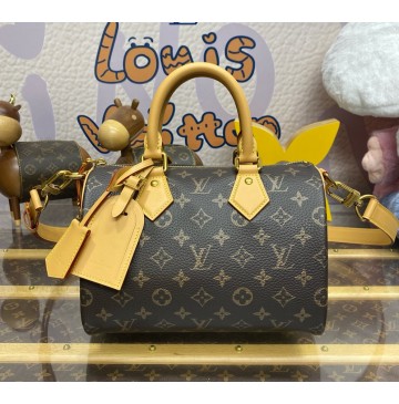 Louis Vuitton Monogram Leather Speedy P9 Bandoulière 25 M24443