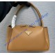 Prada Medium leather handbag PD1BA444-caramel