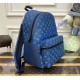 Louis Vuitton Monogram Shadow Discovery Backpack M46557-blue