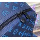 Louis Vuitton Monogram Shadow Discovery Backpack M46557-blue