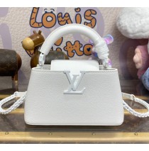 Louis Vuitton Capucines East-West Mini M23955-white