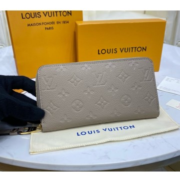 Louis Vuitton Monogram Empreinte Leather Zippy Wallet M69034