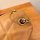 Saint Laurent LOULOU PUFFER Small bag in quilted lambskin YSL577476A-caramel