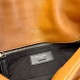 Saint Laurent LOULOU PUFFER Small bag in quilted lambskin YSL577476A-caramel