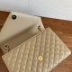 Saint Laurent Envelope Medium In Matelasse Lambskin YSL600185A-tan