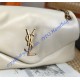 Saint Laurent Calypso small in grained lambskin YSL734153-cream