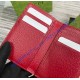 Gucci leather interior GG long card case GUW768249-red