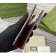 Gucci leather interior GG long card case GUW768249-wine