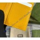 Gucci leather interior GG long card case GUW768249-yellow