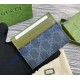 Gucci Bi-color GG card case GUW795230-black-green