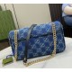 Gucci GG Marmont small shoulder bag GU443497-DN-blue