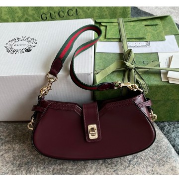 Gucci Moon Side Shoulder Bag GU786015-L-wine