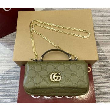 Gucci GG Milano mini top handle bag GU806017-L-green