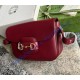 Gucci Horsebit 1955 Soft small shoulder bag GU815178-L-wine