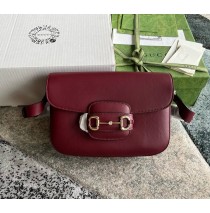 Gucci Horsebit 1955 Soft small shoulder bag GU815178-L-wine