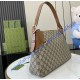 Gucci GG Emblem large shoulder bag GU815217-CA-brown