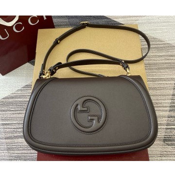 Gucci Blondie medium top handle bag GU815716-L-dark-brown