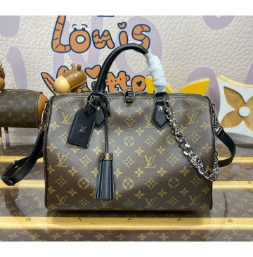 Louis Vuitton Monogram Canvas Speedy Soft 30 Dark M12243