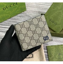 Gucci leather interior bi-fold wallet GUW768243-blue