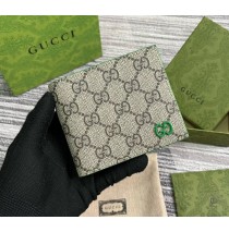 Gucci leather interior bi-fold wallet GUW768243-green